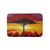 African Safari Sunset Badematte (Vorderseite)