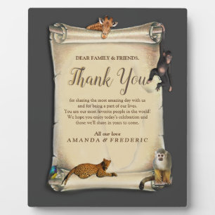 African Safari Sunset Fotoplatte