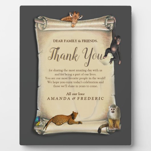 African Safari Sunset Fotoplatte (Vorderseite)