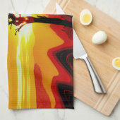 African Safari Sunset Geschirrtuch (Viertel Falte)