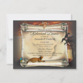 African Safari Sunset Probe Dinner Einladung (Vorderseite)