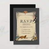 African Safari Sunset RSVP Karte (Vorne/Hinten)