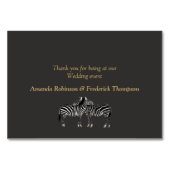 African Safari Sunset Table Karten (Rückseite)