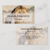 African Safari Travel Agent beruflich Visitenkarte (Vorne/Hinten)
