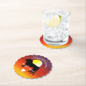 African Safari Wedding Theme Herzlichen Glückwunsc Untersetzer (Vor Ort)