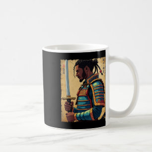African Samurai Vintag Afro American Bushido Warr Kaffeetasse