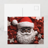 African Santa Black Claus Melanin Weihnachten (Vorne/Hinten)