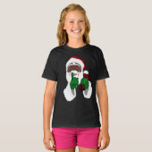 African Santa Clause Shirt Kid's Santa Sweatshirts (Vorne ganz)