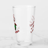 African Santa Glasses Personalisierte Weihnachtsde Glas (Links)