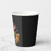 African Santa Mrs Claus Tancing African American Pappbecher (Links)