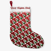 African Santa Strumpf Custom Christmas Strumpfs Kleiner Weihnachtsstrumpf (Vorderseite)