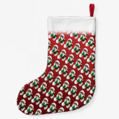 African Santa Strumpf Custom Christmas Strumpfs Kleiner Weihnachtsstrumpf (Rückseite)