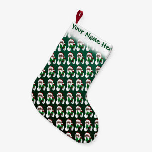 African Santa Strumpf Custom Christmas Strumpfs Kleiner Weihnachtsstrumpf