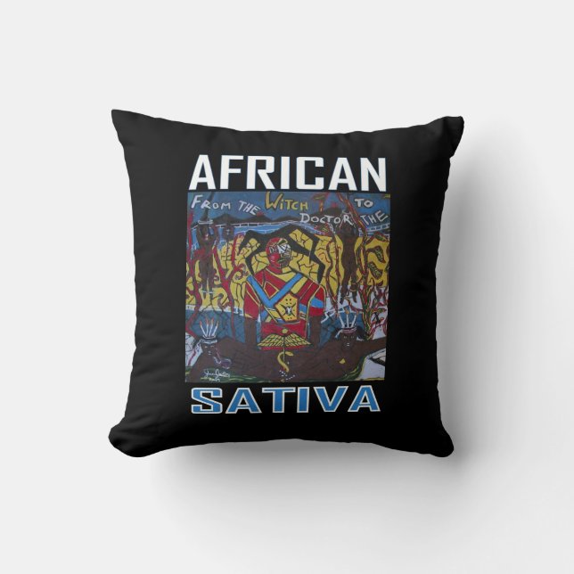 AFRICAN SATIVA KISSEN (Vorderseite)
