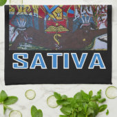 AFRICAN SATIVA KÜCHENTUCH (Gefaltet)