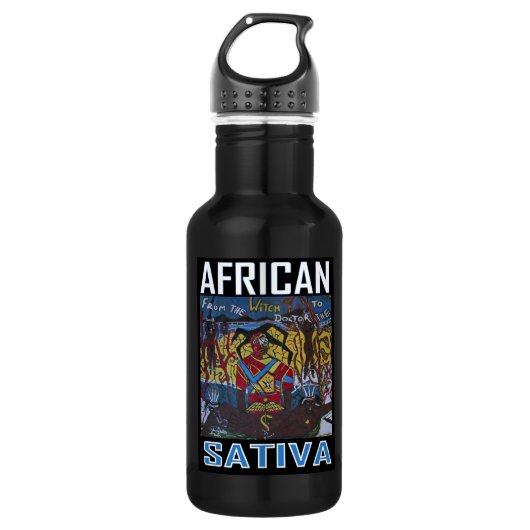 AFRICAN SATIVA TRINKFLASCHE (Vorderseite)