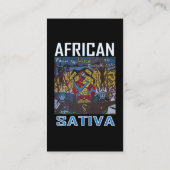 AFRICAN SATIVA VISITENKARTE (Rückseite)