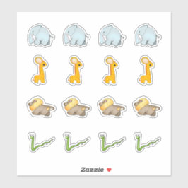 African Savanna Collection Kiss-Cut Stickers Aufkleber