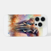 African Savanna Elephant 300724AREF132 - Watercolo iPhone Hülle (Rückseite (Horizontal))