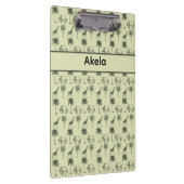 African Savanna Pattern, Brauch Klemmbrett (Rechts)