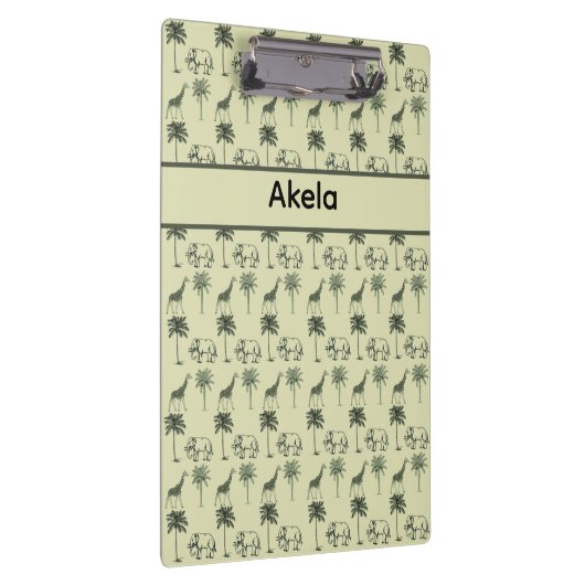 African Savanna Pattern, Brauch Klemmbrett (Rechts)