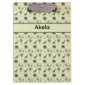 African Savanna Pattern, Brauch Klemmbrett (Vorderseite)