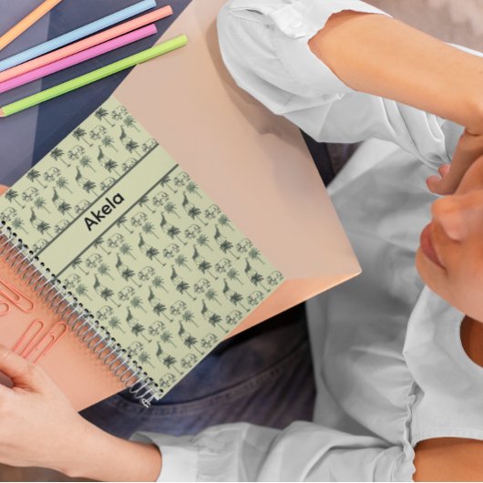 African Savanna Pattern, Brauch Notizblock