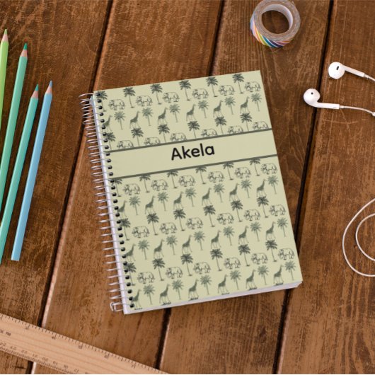 African Savanna Pattern, Brauch Notizblock