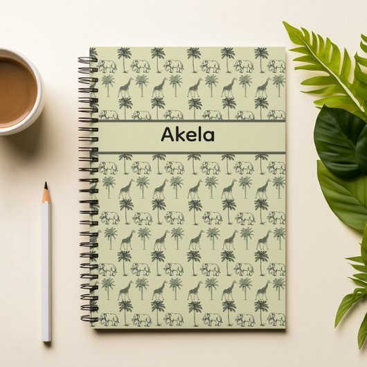 African Savanna Pattern, Brauch Notizblock