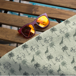 African Savanna Pattern, Brauch Strandtuch