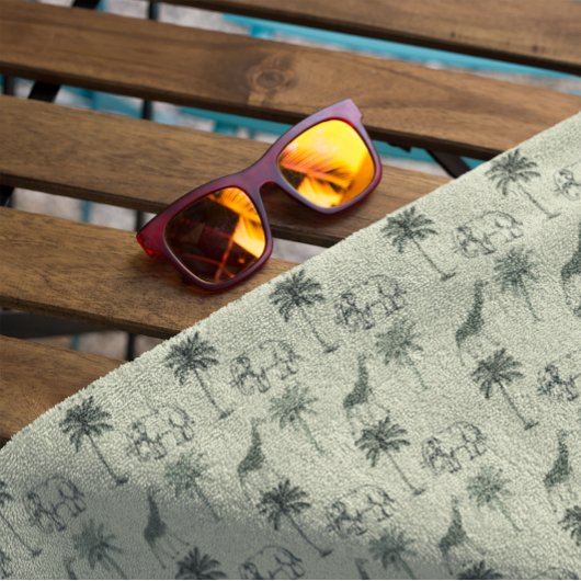 African Savanna Pattern, Brauch Strandtuch