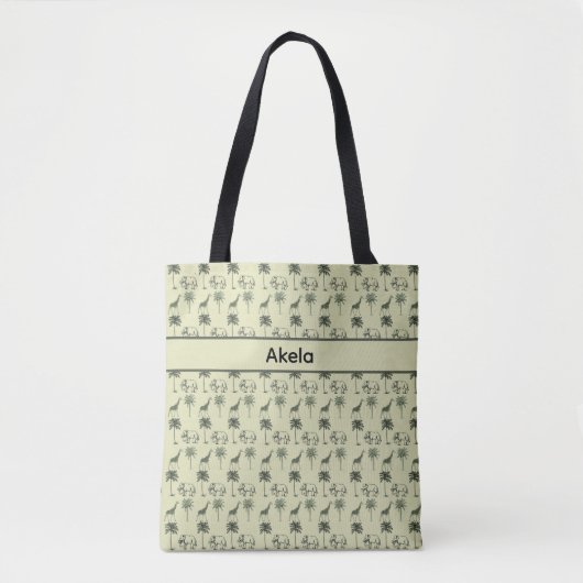 African Savanna Pattern, Brauch Tasche (Vorderseite)