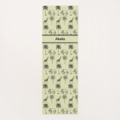 African Savanna Pattern, Brauch Yogamatte (Rückseite)