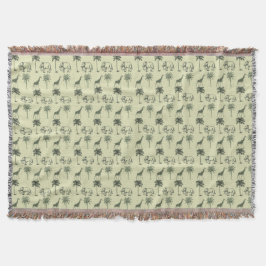 African Savanna Pattern Decke