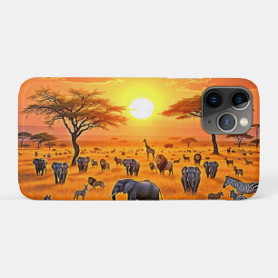 African Savanna Sunset Art Case-Mate iPhone Hülle