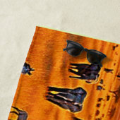 African Savanna Sunset Art Strandtuch (Beispiel)