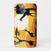 African Savannah Sunset Giraffe Scene Case-Mate iPhone Hülle (Rückseite)
