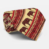 African seamless ethno elephant triabl krawatte (Gerollt)