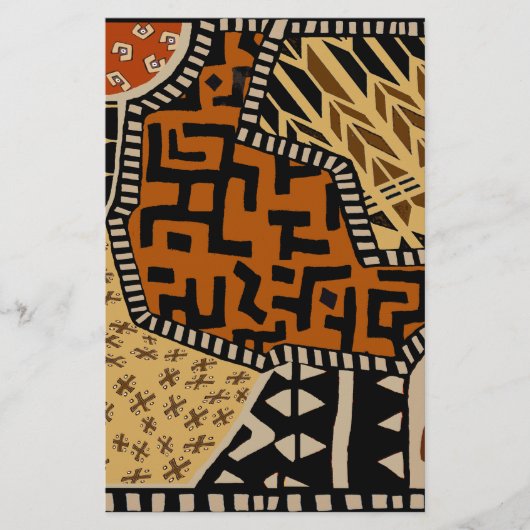 African Shaman Earth Spirits Briefpapier (Vorderseite)
