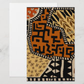 African Shaman Earth Spirits Briefpapier (Vorne/Hinten)