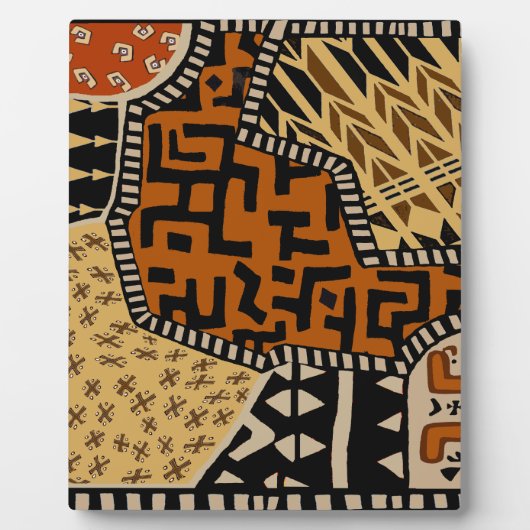African Shaman Earth Spirits Fotoplatte (Vorderseite)