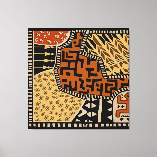 African Shaman Earth Spirits Leinwanddruck (Vorderseite)