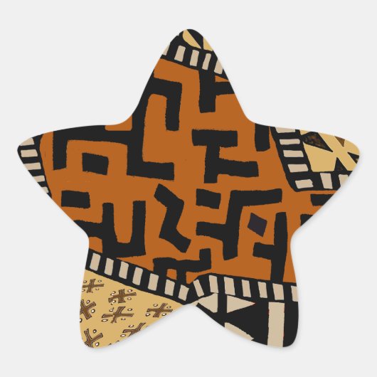 African Shaman Earth Spirits Stern-Aufkleber (Vorderseite)