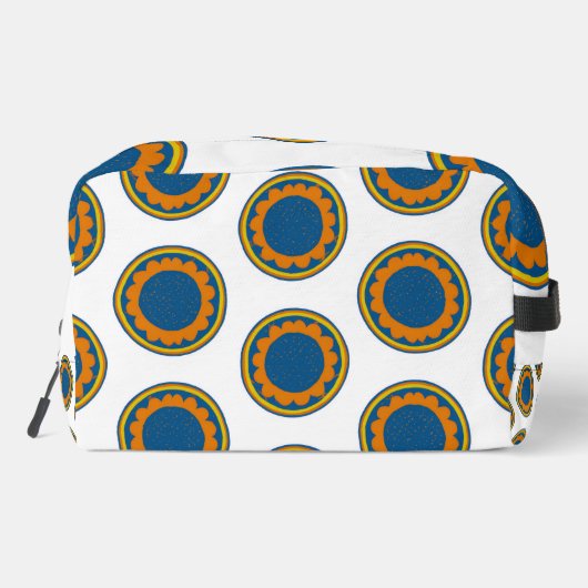 African Shweshwe Waschbeutel (Rückseite)