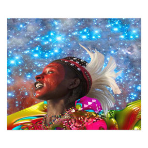 African Star Dreamer Fotodruck