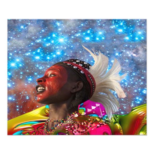 African Star Dreamer Fotodruck (Vorne)