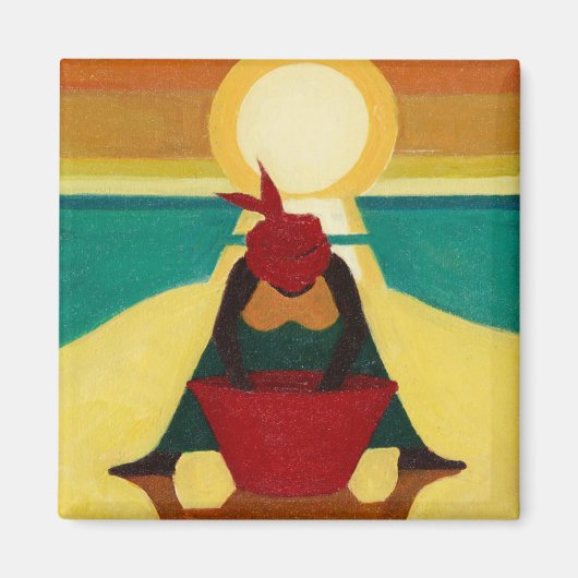 African Sunset 2009 Magnet (Vorne)