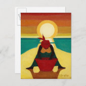 African Sunset 2009 Postkarte (Vorne/Hinten)