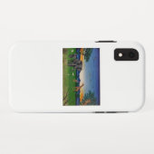 "African Sunset" Elephant Giraffe Art Phone Case (Rückseite (Horizontal))