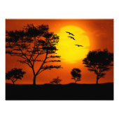 African Sunset Fotodruck (Vorne)